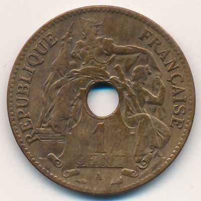 Французский Индокитай, 1 цент (1897 г.)