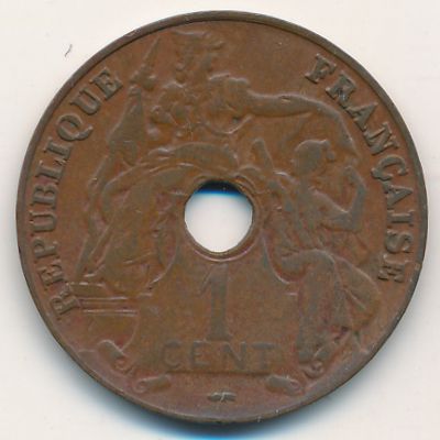 Французский Индокитай, 1 цент (1922 г.)