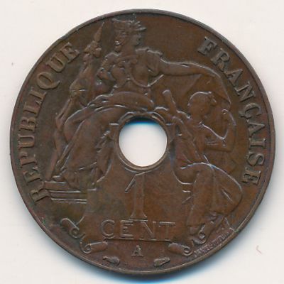 Французский Индокитай, 1 цент (1938 г.)
