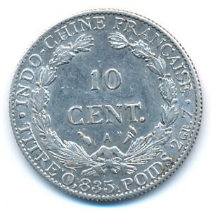 Французский Индокитай, 10 центов (1900 г.)