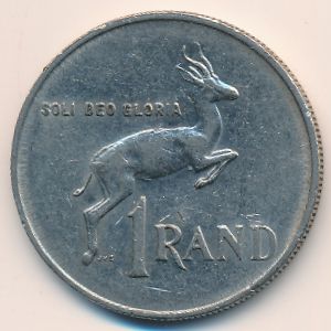 South Africa, 1 rand, 1987