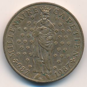 Франция, 10 франков (1987 г.)