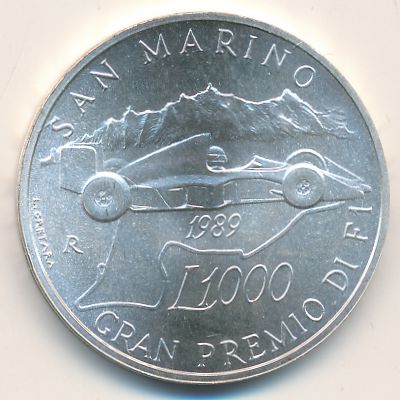 Сан-Марино, 1000 лир (1989 г.)