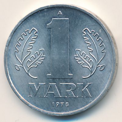 ГДР, 1 марка (1978 г.)