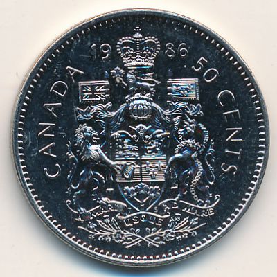 Канада, 50 центов (1986 г.)