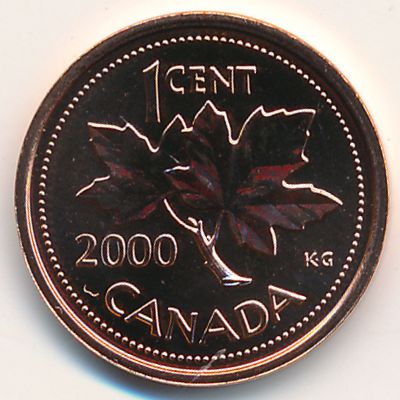 Канада, 1 цент (2000 г.)