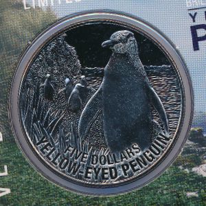 New Zealand, 5 dollars, 2011