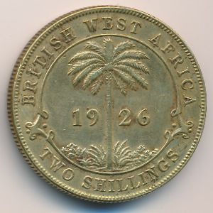 Британская Западная Африка, 2 шиллинга (1926 г.)