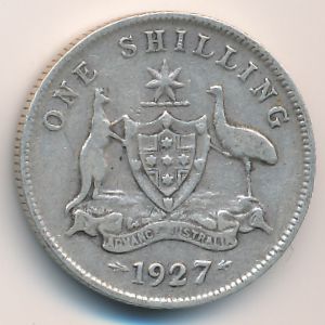 Австралия, 1 шиллинг (1927 г.)