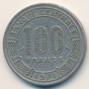 Чад, 100 франков (1971 г.)