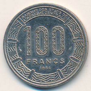 Габон, 100 франков (1984 г.)
