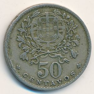 Португалия, 50 сентаво (1956 г.)