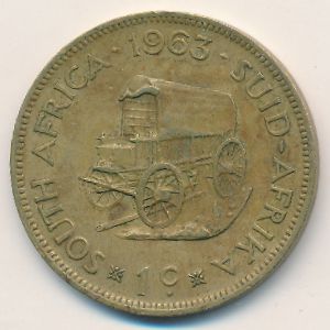 ЮАР, 1 цент (1963 г.)