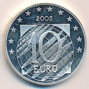 Italy, 10 euro, 2005