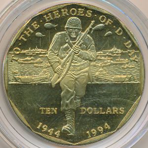 Маршалловы острова, 10 долларов (1994 г.)