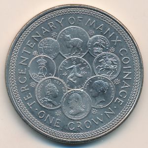 Остров Мэн, 1 крона (1979 г.)