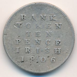 Ирландия, 10 пенсов (1806 г.)