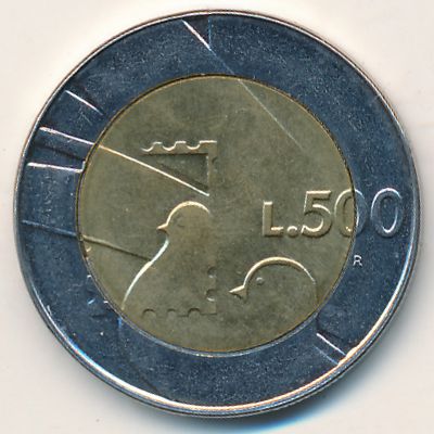 Сан-Марино, 500 лир (1990 г.)