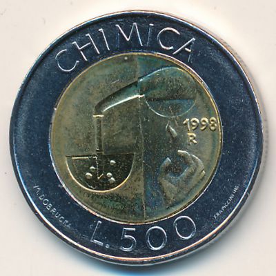 Сан-Марино, 500 лир (1998 г.)