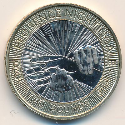 Великобритания, 2 фунта (2010 г.)