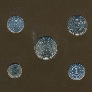 Белиз, Набор монет