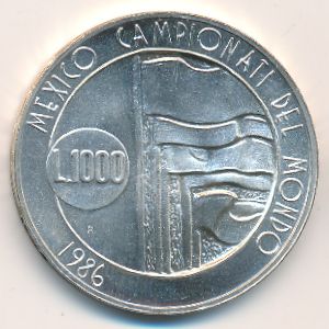 Сан-Марино, 1000 лир (1986 г.)