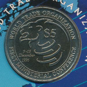 Сингапур, 5 долларов (1996 г.)
