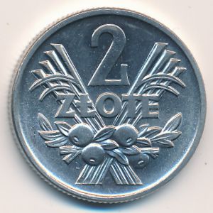 Польша, 2 злотых (1960 г.)