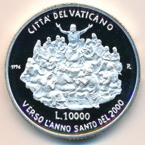 Ватикан, 10000 лир (1996 г.)