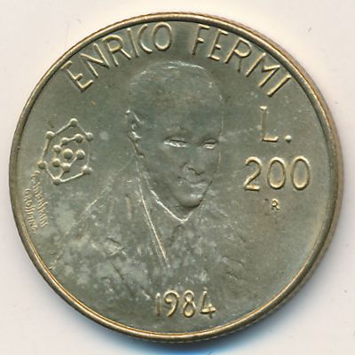 Сан-Марино, 200 лир (1984 г.)