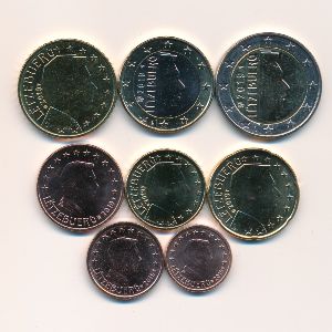 Luxemburg, Набор монет, 2019
