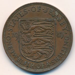 Jersey, 1/12 shilling, 1947