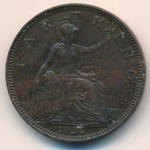 Великобритания, 1 фартинг (1926 г.)