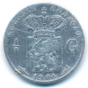 Кюрасао, 1/4 гульдена (1900 г.)