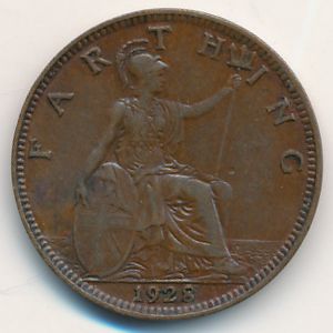 Великобритания, 1 фартинг (1928 г.)