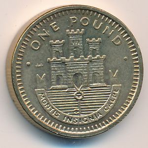Гибралтар, 1 фунт (1988–1997 г.)