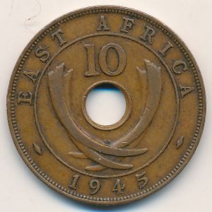 East Africa, 10 cents, 1945
