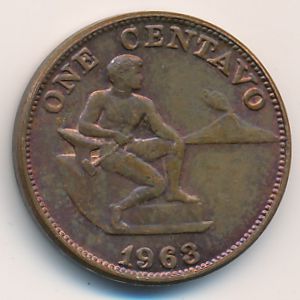 Филиппины, 1 сентаво (1963 г.)