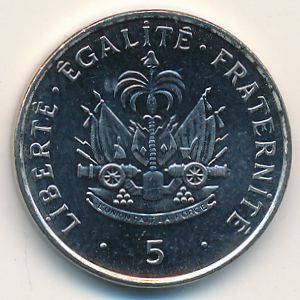 Haiti, 5 centimes, 1997