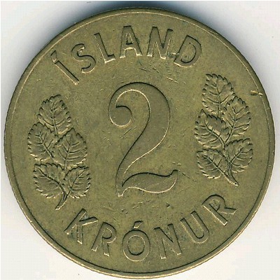 Исландия, 2 кроны (1946 г.)
