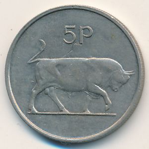 Ирландия, 5 пенсов (1970 г.)