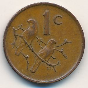 ЮАР, 1 цент (1970 г.)