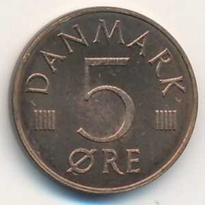 Дания, 5 эре (1974 г.)
