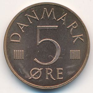 Дания, 5 эре (1974 г.)