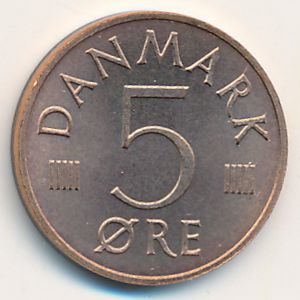Дания, 5 эре (1980 г.)