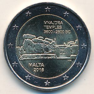 Malta, 2 euro, 2018
