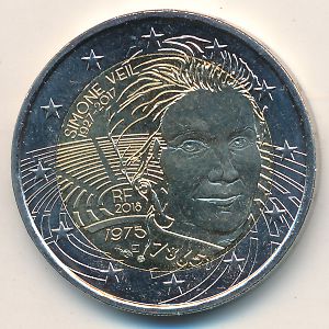 France, 2 euro, 2018