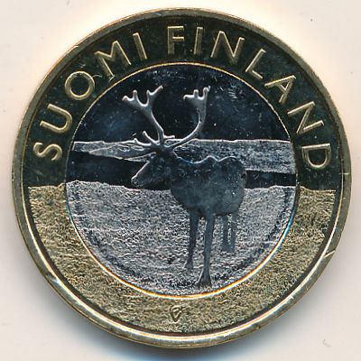 Finland, 5 euro, 2015