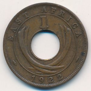 Восточная Африка, 1 цент (1922 г.)