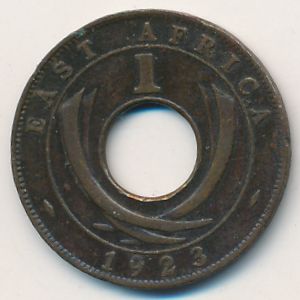 East Africa, 1 cent, 1923